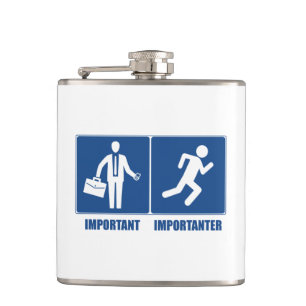 Flasques Le Travail Est Important, L'Exécution Est Importan