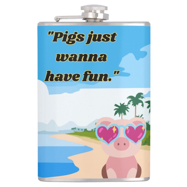 Flasques les cochons veulent s'amuser (Devant)