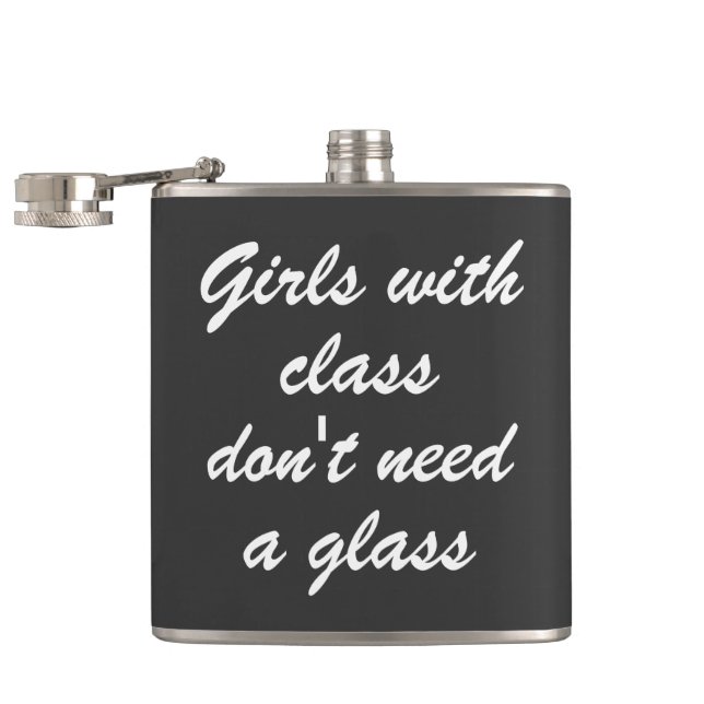 Flasques les filles avec la classe n'ont pas besoin d'un (Ouvert)