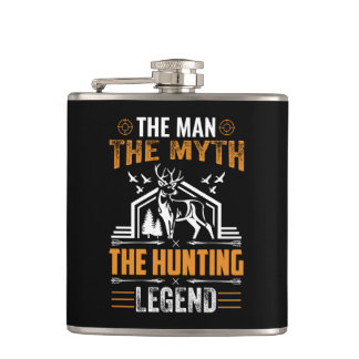 Flasques L'Homme, Le Mythe, La Légende De La Chasse - Le Ca