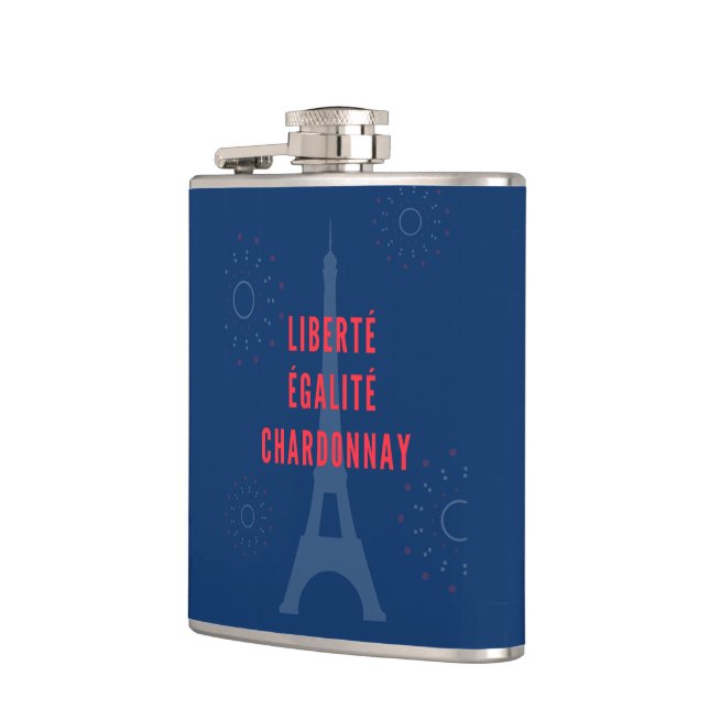 Flasques Liberté Égalité Chardonnay Funny Tour Eiffel (Gauche)