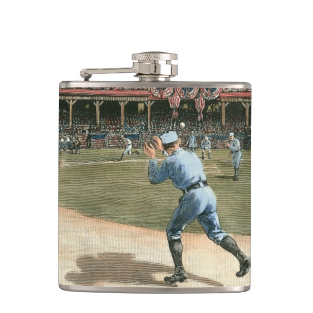 Flasques Ligue nationale de baseball 1886 (Devant)