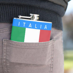 Flasques L'Italie - drapeau italien