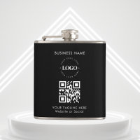 Logo de l'entreprise personnalisée QR Code et text