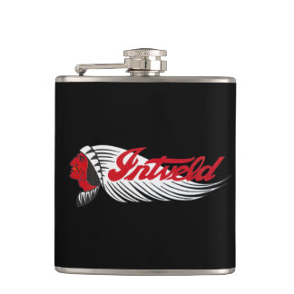 Flasques Logo de moto vintage noir