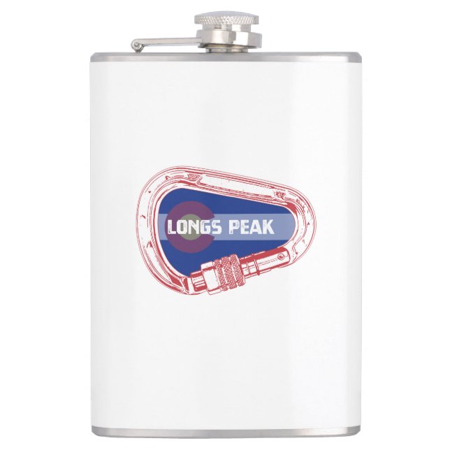 Flasques Longs Peak Escalade Carabiner (Devant)