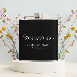 Flasques Longue Horizontale Personnalisée Entreprise Logo N