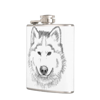 Flasques Loup blanc