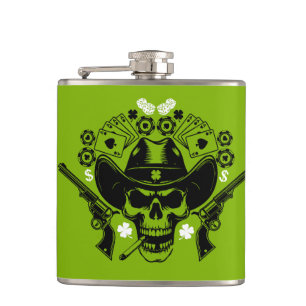 Flasques Lucky Poker Skull