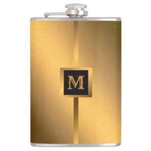 Flasques Luxe Elégant Marbre Noir Or Moderne