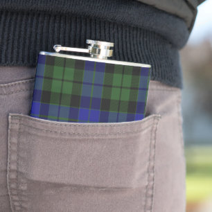 Flasques MacKay Green Scottish Clan Tartan Plaid