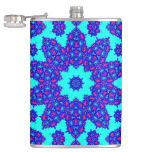 Flasques Magic Blue kaleidoscope flourished