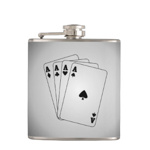 Flasques Main de poker As