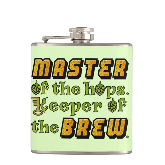 Flasques Maître du Motif Homebrew Beer Brewer (Devant)