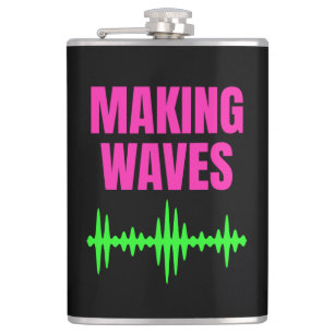 Flasques Making Waves - Sound Waves - Producteur de musique