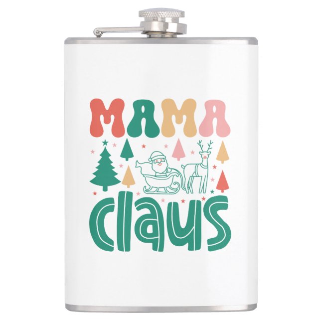 Flasques Mama Claus Christmas Design-60097 (Devant)