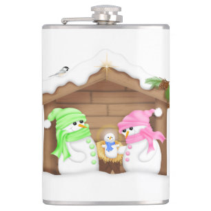 Flasques Manger de Noël bonhomme de neige mignon