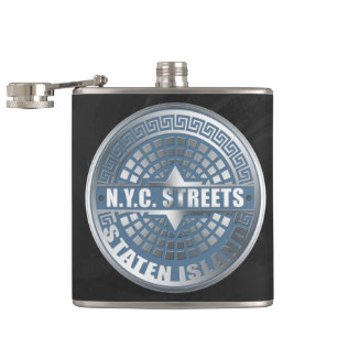 Flasques Manhole Staten Island Blue