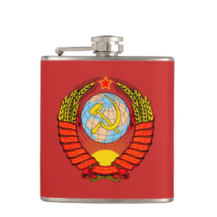 Flasques Manteau d'Union Soviétique des bras URSS