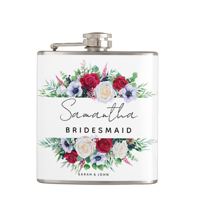 Flasques Mariage de Bridesmaid Floral Bouquet | Flèche (Devant)