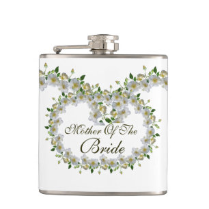 Flasques Mariage Favor Elégant Rose Mère de la Mariée