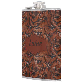 Flasques Mariage imitation cuir façonné