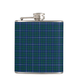 Flasques Marine Blue Douglas Clan Moderne Scottish Plaid