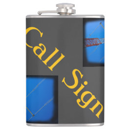 Flasques Matte Black avec votre appel