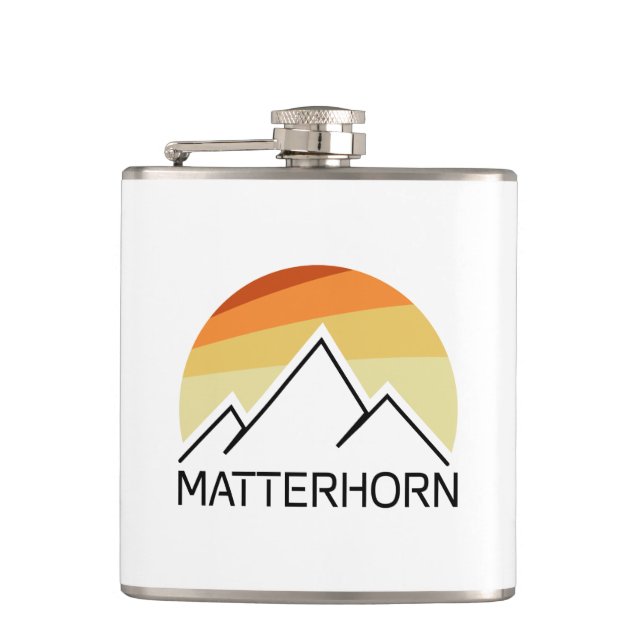 Flasques Matterhorn Suisse Italie Retro (Devant)