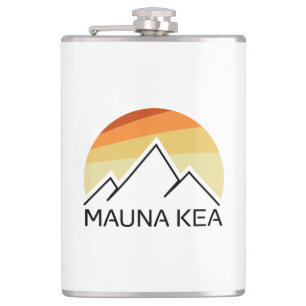 Flasques Mauna Kea Hawaii Retro