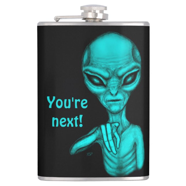 Flasques Mauvais Alien, Tu es le prochain ! (Devant)