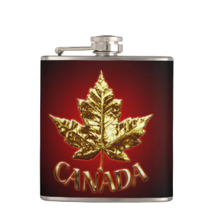 Flasques Médaille d'or de la fiole de souvenir du Canada