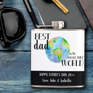 Flasques Meilleur papa à la Fête des pères mondiale