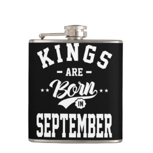 Flasques Mens Kings Sont Nés En Septembre Cadeaux Anniversa