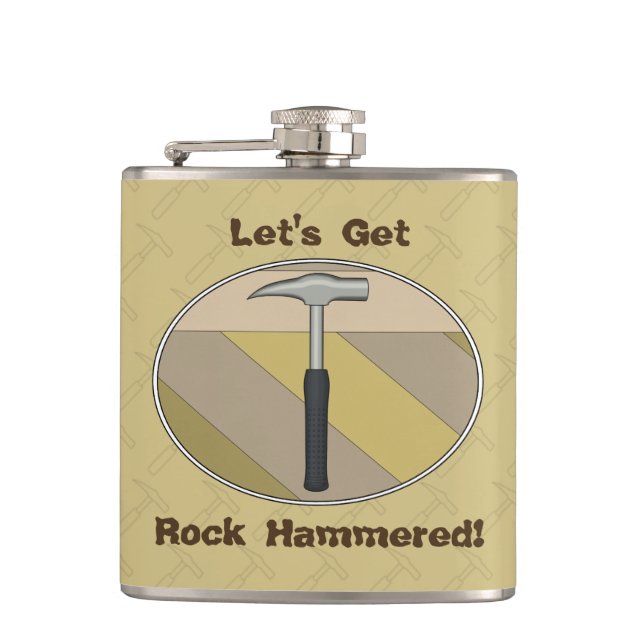 Flasques Mettons-nous le Rock Hammered ! Logo (Devant)