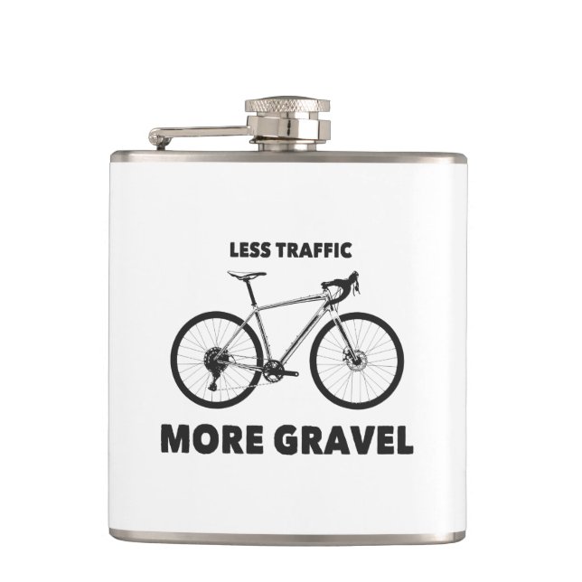 Flasques Moins de circulation, plus de gravier (Devant)