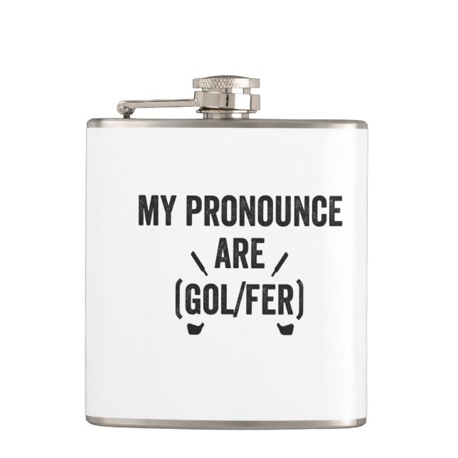 Flasques Mon Prononce Sont Golfer Funny Golfing Genre Cadea (Devant)