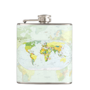 Flasques monde+carte+globe+pays+atlas