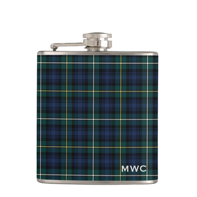 Flasques Monogramme de tartan de Campbell de clan (Devant)