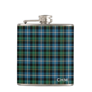 Flasques Monogramme de tartan de chasse de MacRae de clan