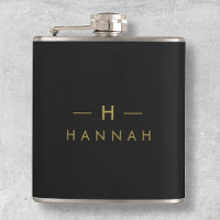 Monogramme Noir | Élégant minimaliste moderne