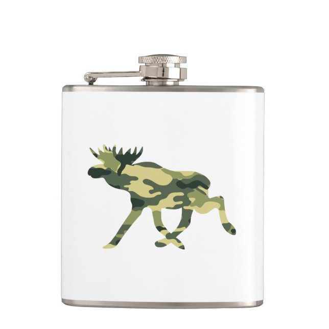 Flasques Moose / Elk Woodland Camouflage / Camo (Devant)