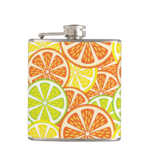 Flasques Motif 2 d'agrume