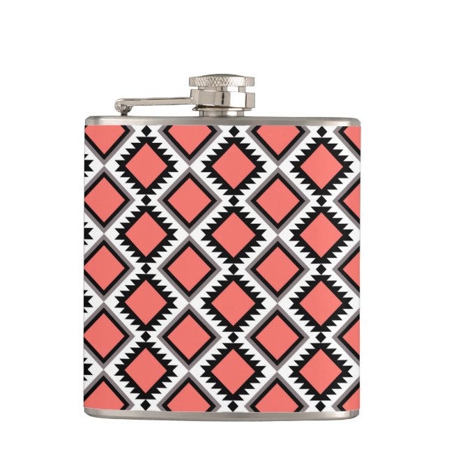 Flasques Motif Aztec (Devant)