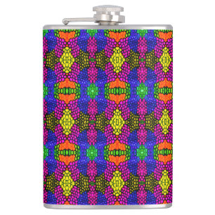 Flasques Motif brillant d'art Abstrait