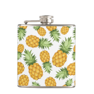 Flasques Motif d'ananas de bande dessinée