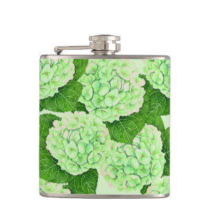 Flasques Motif d'aquarelle Hydrangea