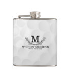 Motif de balle de golf personnalisé Nom Monogramme