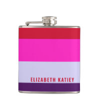 Motif de bandes rouge, rose et violet