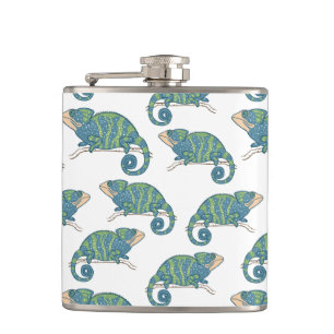 Flasques Motif de caméléon